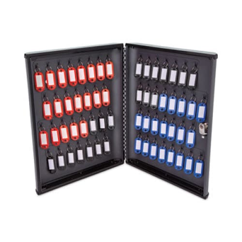 CONTROLTEK Key Lockable Key Cabinet 60-key Metal Gray 12 X 2.63 X 14.75 - Office - CONTROLTEK®