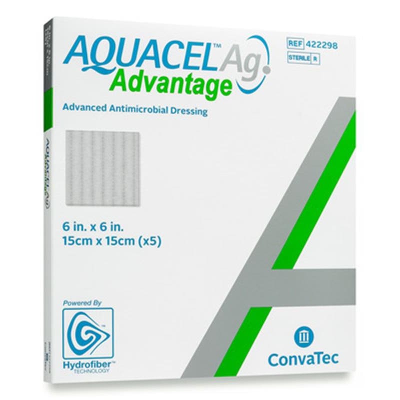 Convatec Aquacel Ag Advantage Enhanced 6 X 6 Box of 5 - Item Detail - Convatec