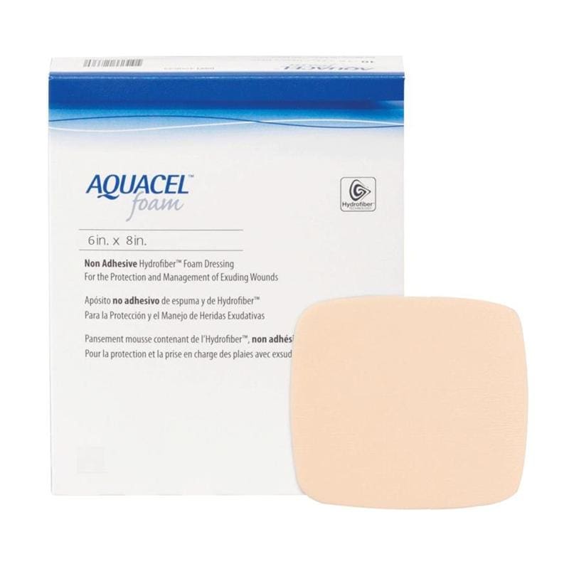 Convatec Aquacel Foam 6 X 8 Non-Adh Box of 5 - Wound Care >> Advanced Wound Care >> Foam Dressings - Convatec