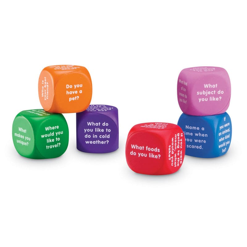 Conversation Cubes (Pack of 2) - Games & Activities - Learning Resources
