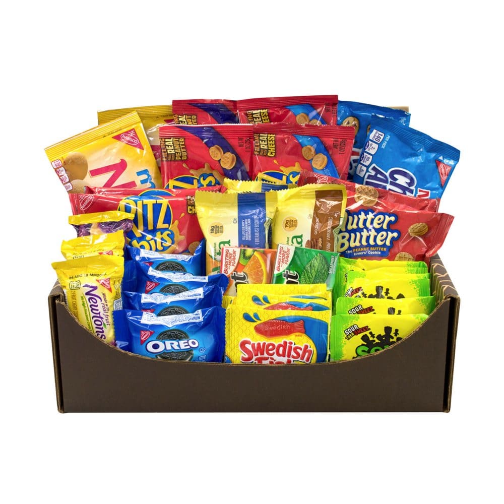 Cookies And Crackers Variety Snack Box (40 ct.) - Gift Baskets - Cookies