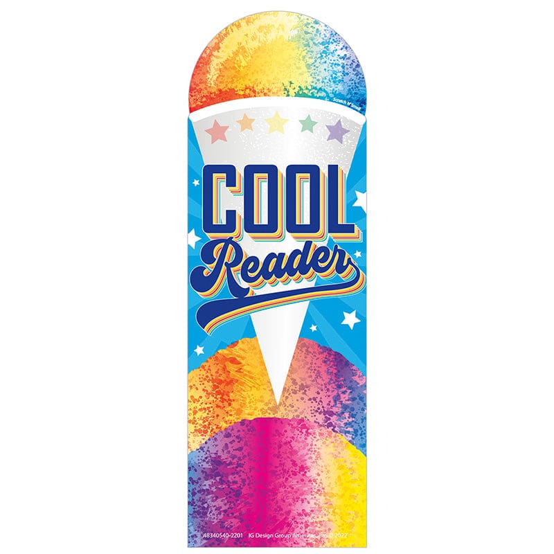 Cool Reader Scented Bookmarks Snow Cone (Pack of 10) - Bookmarks - Eureka