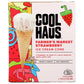 COOLHAUS Grocery > Frozen COOLHAUS Farmers Market Strawberry Ice Cream Cones, 12.75 oz