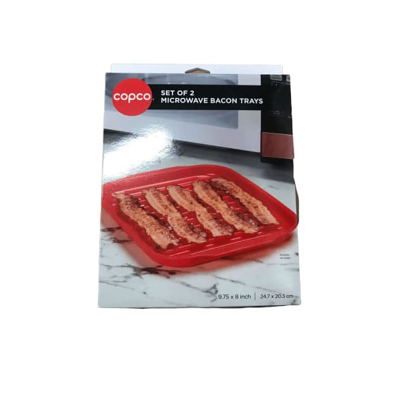 copco Microwave Bacon Trays, Set of 2 - ShelHealth.Com