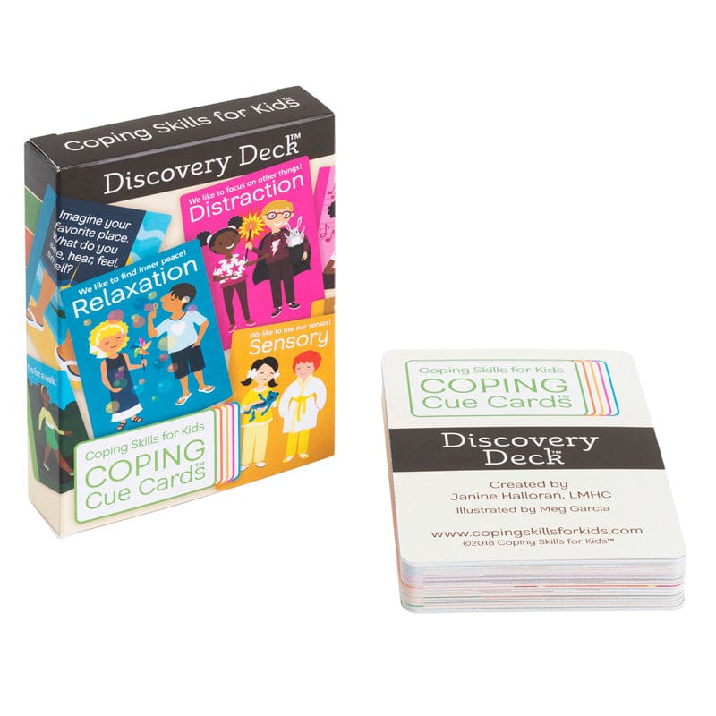 Coping Cue Cards Discovery Deck - Self Awareness - Coping Skills For Kids