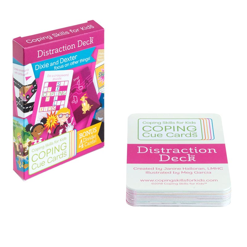 Coping Cue Cards Distraction Deck - Self Awareness - Coping Skills For Kids