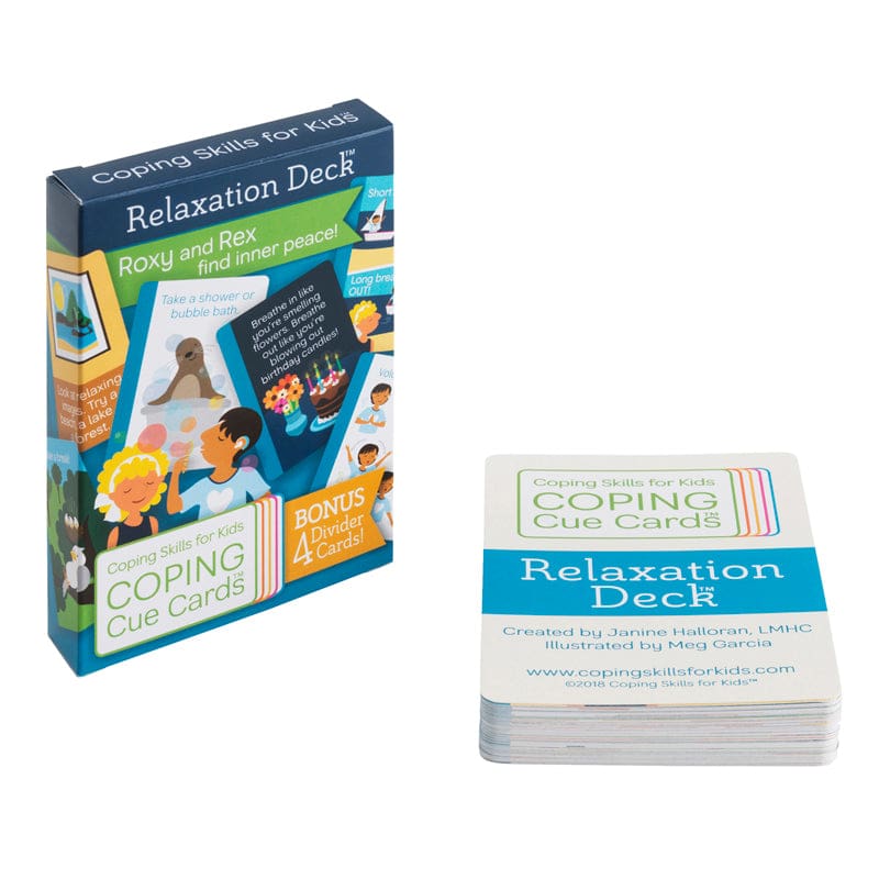 Coping Cue Cards Relaxation Deck - Self Awareness - Coping Skills For Kids