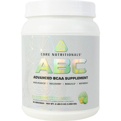 Core Nutritionals Abc Bcaa’S Lemon Lime Sherbert 2.3 lbs - Core Nutritionals