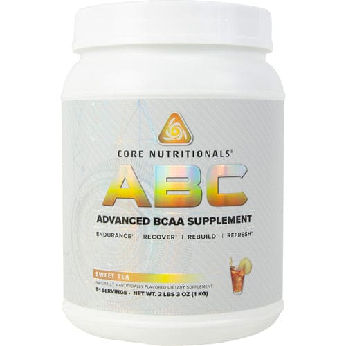 Core Nutritionals Abc Bcaa’S Sweet Tea 2.2 lbs - Core Nutritionals