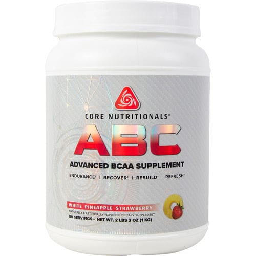 Core Nutritionals Abc Bcaa’S White Pineapple Strawberry 2.3 lbs - Core Nutritionals