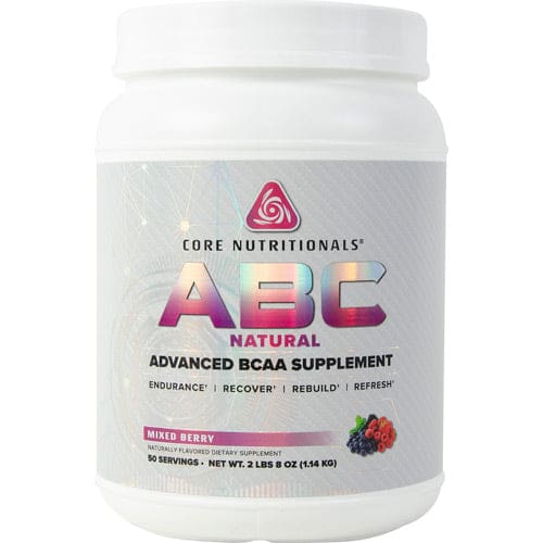 Core Nutritionals Abc Natural Bcaa Mixed Berry 2.8 lbs - Core Nutritionals