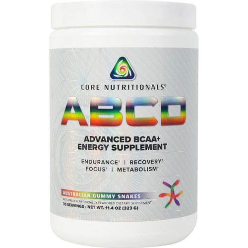 Core Nutritionals Abcd Bcaa’S Australian Gummy Snakes 30 servings - Core Nutritionals