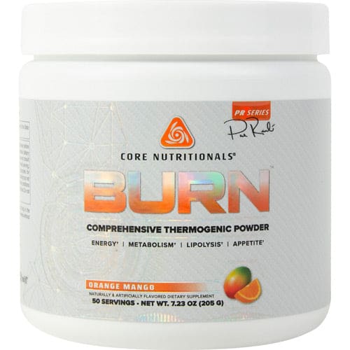 Core Nutritionals Burn Orange Mango 50 servings - Core Nutritionals