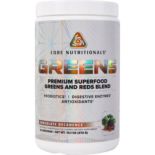 Core Nutritionals Greens Chocolate Decadence 30 servings - Core Nutritionals