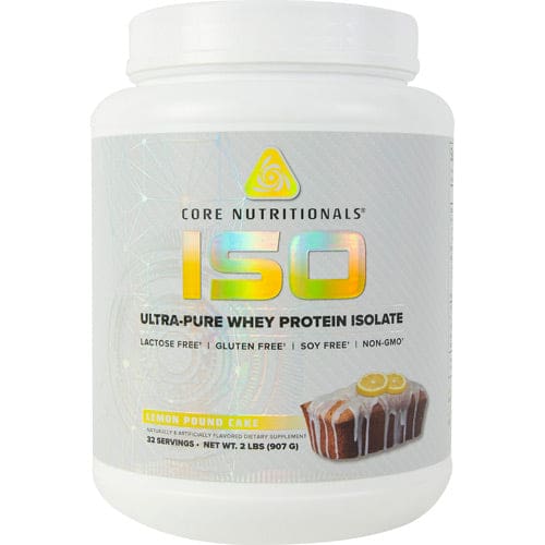 Core Nutritionals Iso Protein Lemon Pound Cake 2 lbs - Core Nutritionals