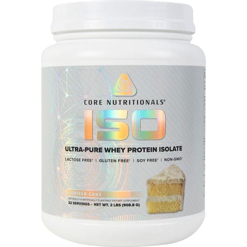 Core Nutritionals Iso Protein Vanilla Cake 2 lbs - Core Nutritionals