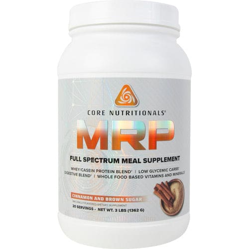 Core Nutritionals Mrp Protein Cinnamon and Brown Sugar 3 lbs - Core Nutritionals
