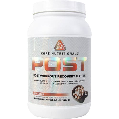 Core Nutritionals Post Workout Hot Cocoa 3.3 lbs - Core Nutritionals