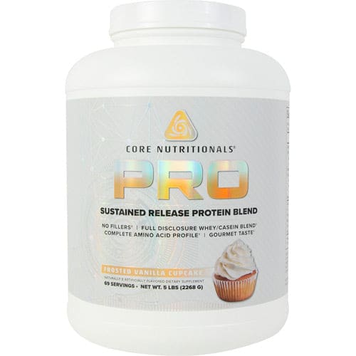 Core Nutritionals Pro Protein Frosted Vanilla Cupcake 5 lbs - Core Nutritionals