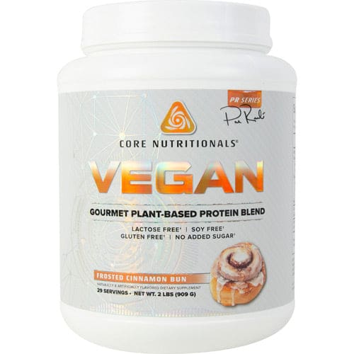 Core Nutritionals Vegan Frosted Cinnamon Bun 2 lbs - Core Nutritionals