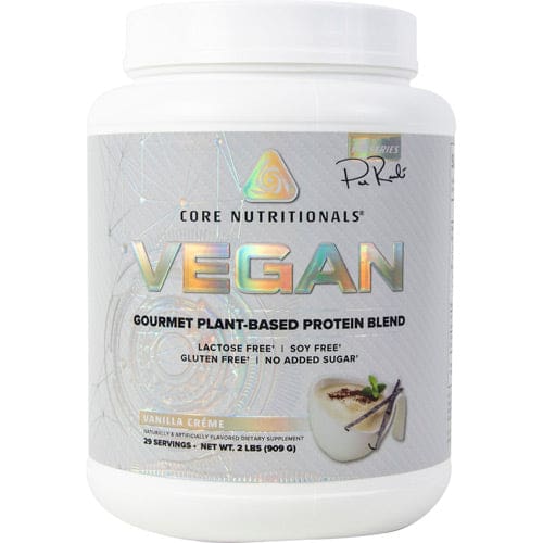 Core Nutritionals Vegan Protein Vanilla Creme 2 lbs - Core Nutritionals