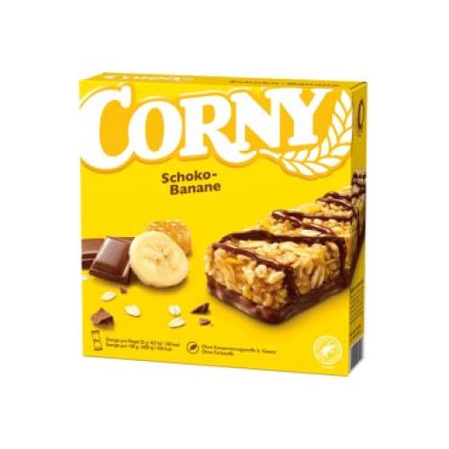 CORNY Cereal Bar with Chocolate Chips & bananas 5.29 oz. (150 g.) - Corny