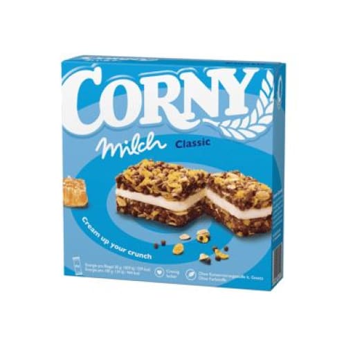 CORNY MILK Muesli Bar with Milk Layer 4.23 oz. (120 g.) - Corny