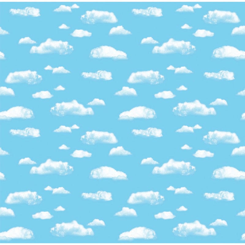 Corobuff Clouds 12-1/2 Ft Roll - Bulletin Board & Kraft Rolls - Dixon Ticonderoga Co - Pacon