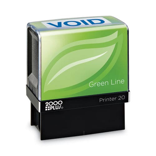 COSCO 2000PLUS Green Line Message Stamp Void 1.5 X 0.56 Blue - Office - COSCO 2000PLUS®