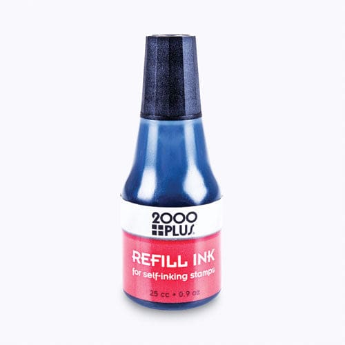 COSCO 2000PLUS Self-inking Refill Ink 0.9 Oz. Bottle Black - Office - COSCO 2000PLUS®