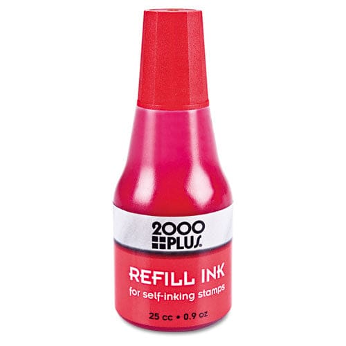 COSCO 2000PLUS Self-inking Refill Ink 0.9 Oz. Bottle Black - Office - COSCO 2000PLUS®