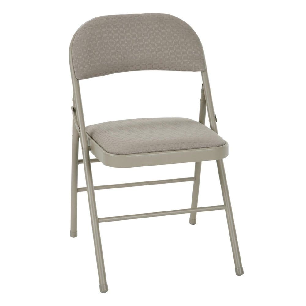 Cosco Deluxe Padded Folding Chair Tan - 4 pack - Folding & Stackable Furniture - Cosco