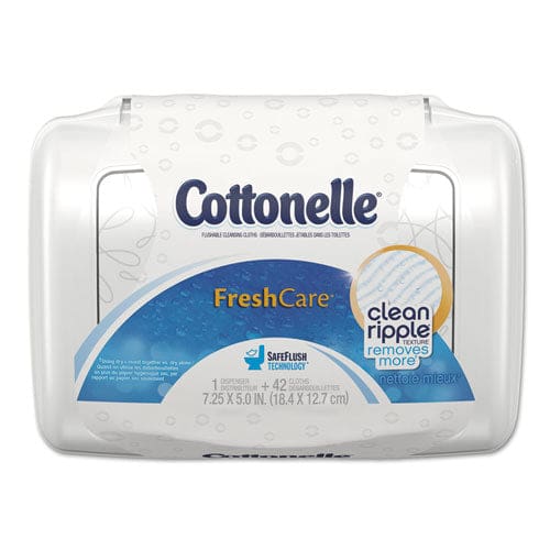 Cottonelle Fresh Care Flushable Cleansing Cloths 5 X 7.25 White 168/pack - School Supplies - Cottonelle®
