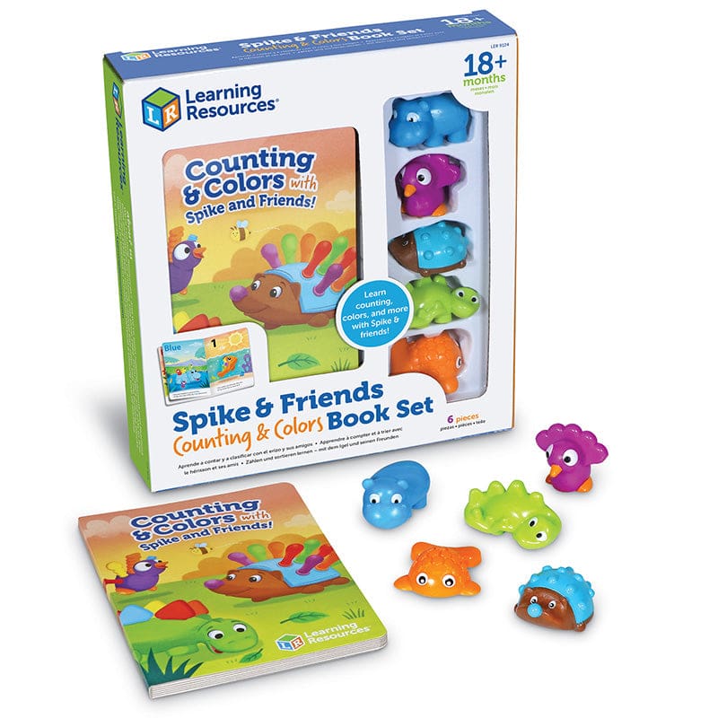 Count & Color With Spike (Pack of 2) - Hands-On Activities - Learning Resources