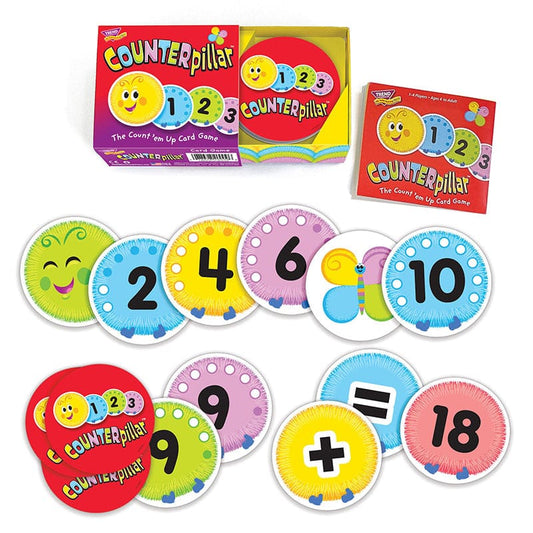 Counterpillar Card Game (Pack of 3) - Games - Trend Enterprises Inc.