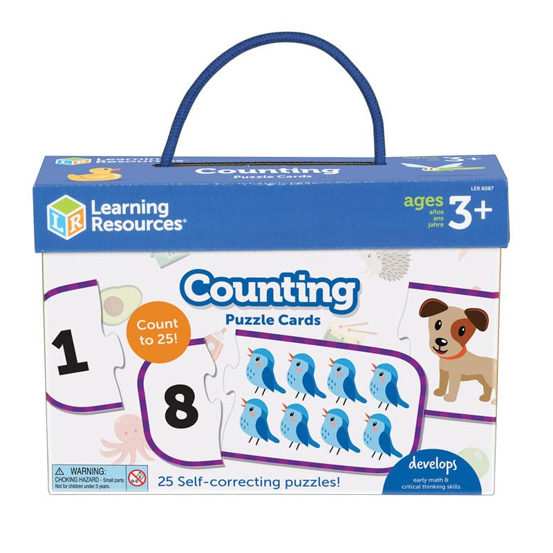 Counting Puzzle Cards (Pack of 3) - Math - Learning Resources