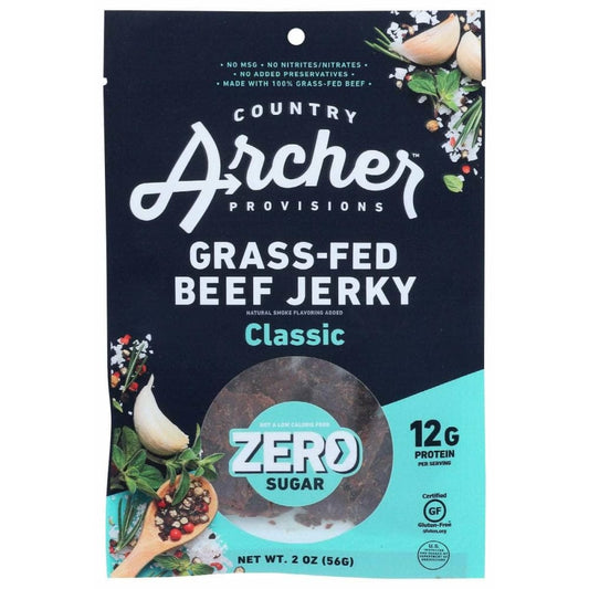 COUNTRY ARCHER Country Archer Jerky Beef Classic Ns, 2 Oz