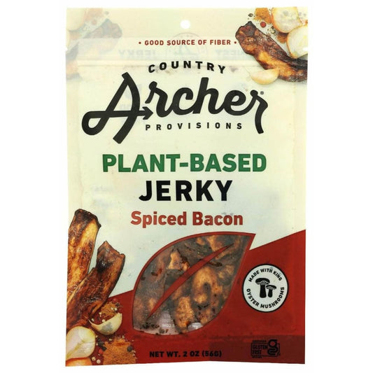 COUNTRY ARCHER Country Archer Jerky Plnt Bsd Spcd Bacon, 2 Oz