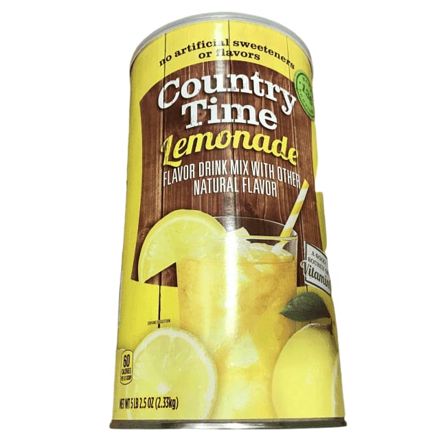 Country Time Lemonade Drink Mix, 82.5 oz Can - ShelHealth.Com
