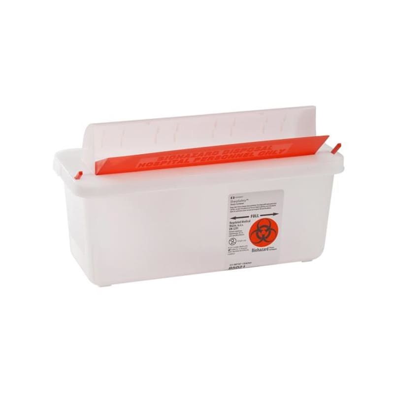 Covidien Sharps Container 2Qt Clear (Pack of 3) - Nursing Supplies >> Sharps Collectors - Covidien