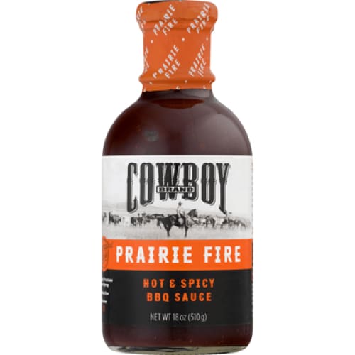 COWBOY CHARCOAL Grocery > Pantry COWBOY CHARCOAL: Prairie Fire Hot & Spicy BBQ Sauce, 18 oz