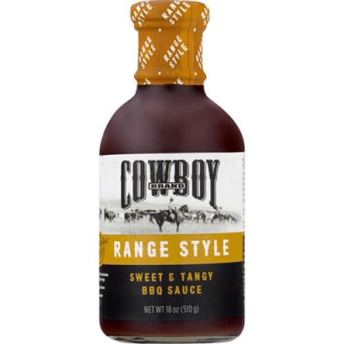 COWBOY CHARCOAL Grocery > Pantry COWBOY CHARCOAL: Range Style Sweet & Tangy BBQ Sauce, 18 oz