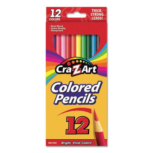 Cra-Z-Art Colored Pencils 12 Assorted Lead/barrel Colors 12/set - School Supplies - Cra-Z-Art®