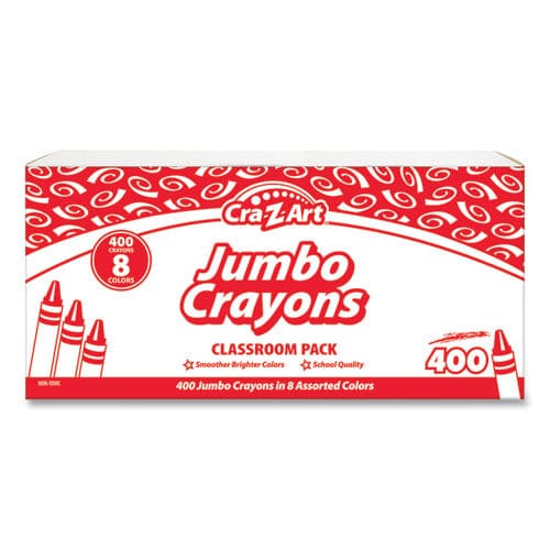 Cra-Z-Art Jumbo Crayons 8 Assorted Colors 400/pack - School Supplies - Cra-Z-Art®