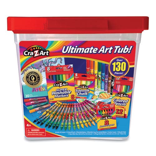 Cra-Z-Art Ultimate Art Tub 130 Pieces - School Supplies - Cra-Z-Art®
