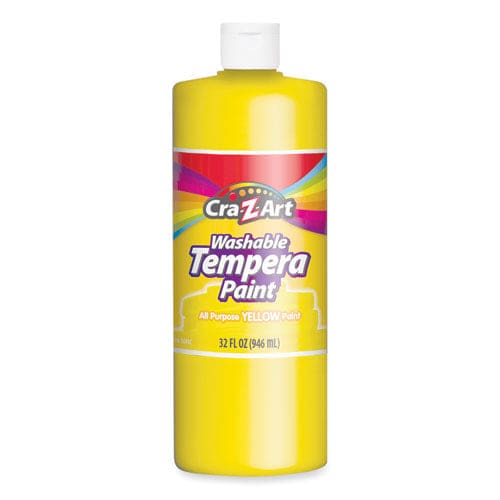 Cra-Z-Art Washable Tempera Paint Yellow 32 Oz Bottle - School Supplies - Cra-Z-Art®