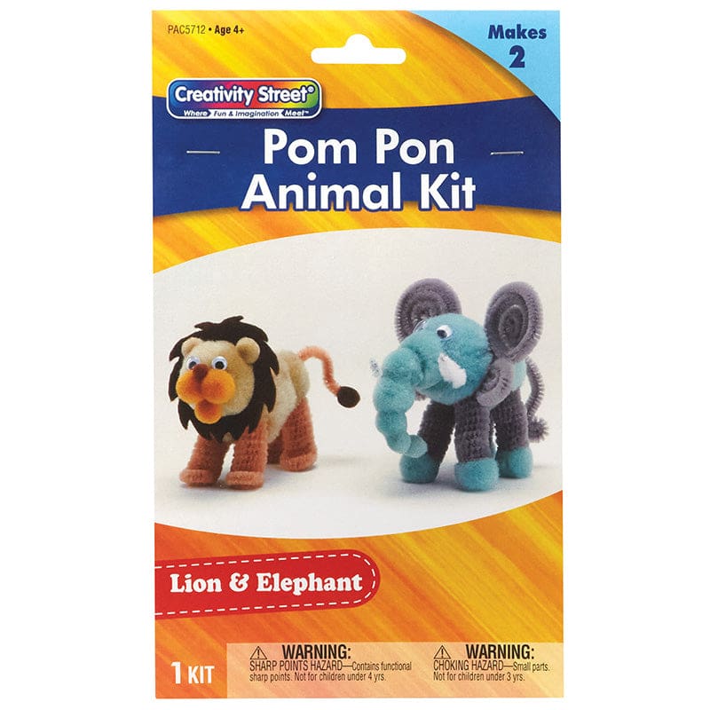 Craft Kit Lion Elephant Asst. Sizes (Pack of 10) - Art & Craft Kits - Dixon Ticonderoga Co - Pacon