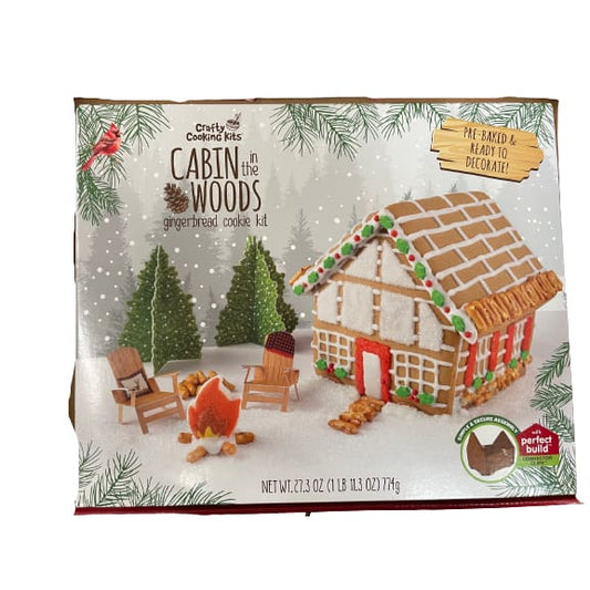 Crafty Cooking Kits Cabin in the Woods Gingerbread House 28 oz. - Crafty Cooking Kits