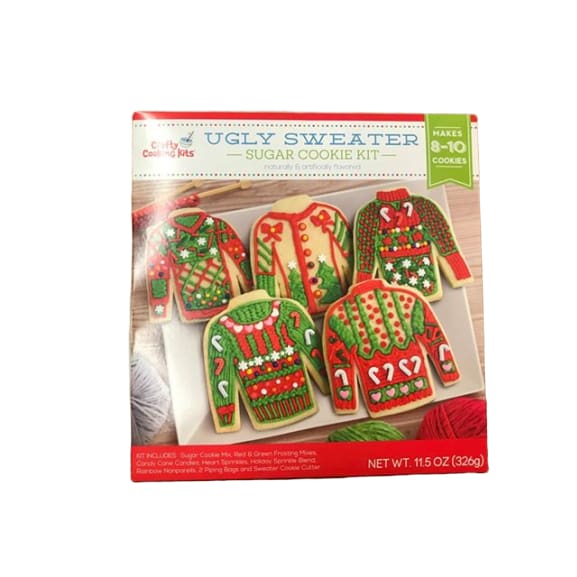 Crafty Cooking Kits Ugly Sweater, Sugar Cookie Kit, 11.5 oz - ShelHealth.Com