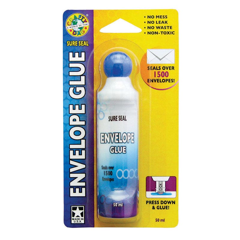 Crafty Dab Paper & Envelope Glue (Pack of 12) - Adhesives - Crafty Dab - A Div. Of C J Venne Ll